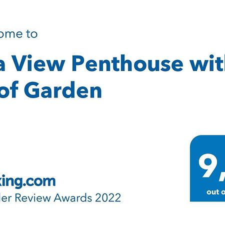 شقة Sea View Penthouse With Roof Garden خانيا المظهر الخارجي الصورة