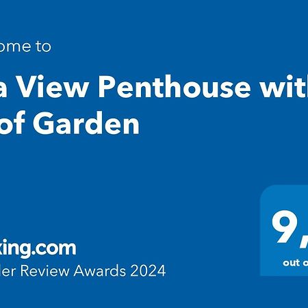 شقة Sea View Penthouse With Roof Garden خانيا المظهر الخارجي الصورة