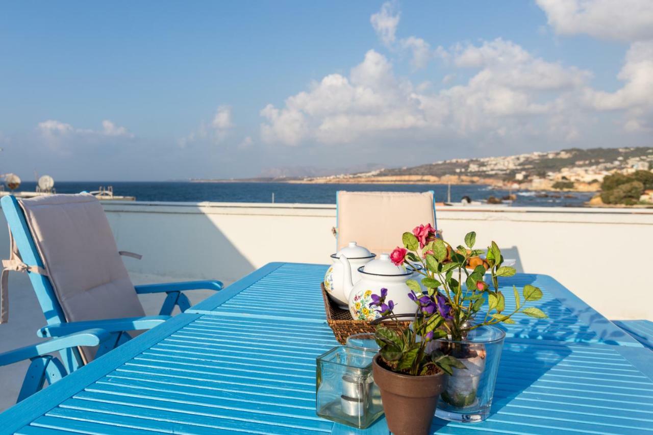 شقة Sea View Penthouse With Roof Garden خانيا المظهر الخارجي الصورة