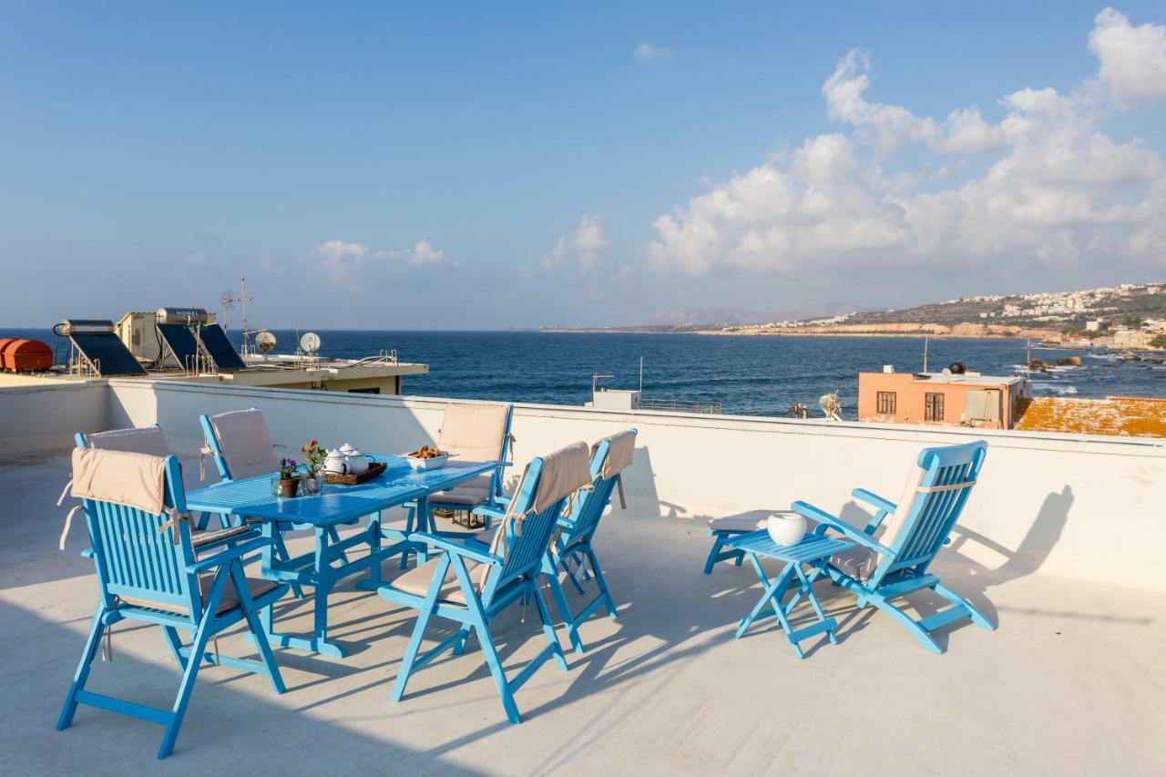 شقة Sea View Penthouse With Roof Garden خانيا المظهر الخارجي الصورة